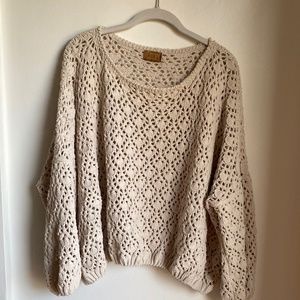 POL Oversized Chenille Sweater